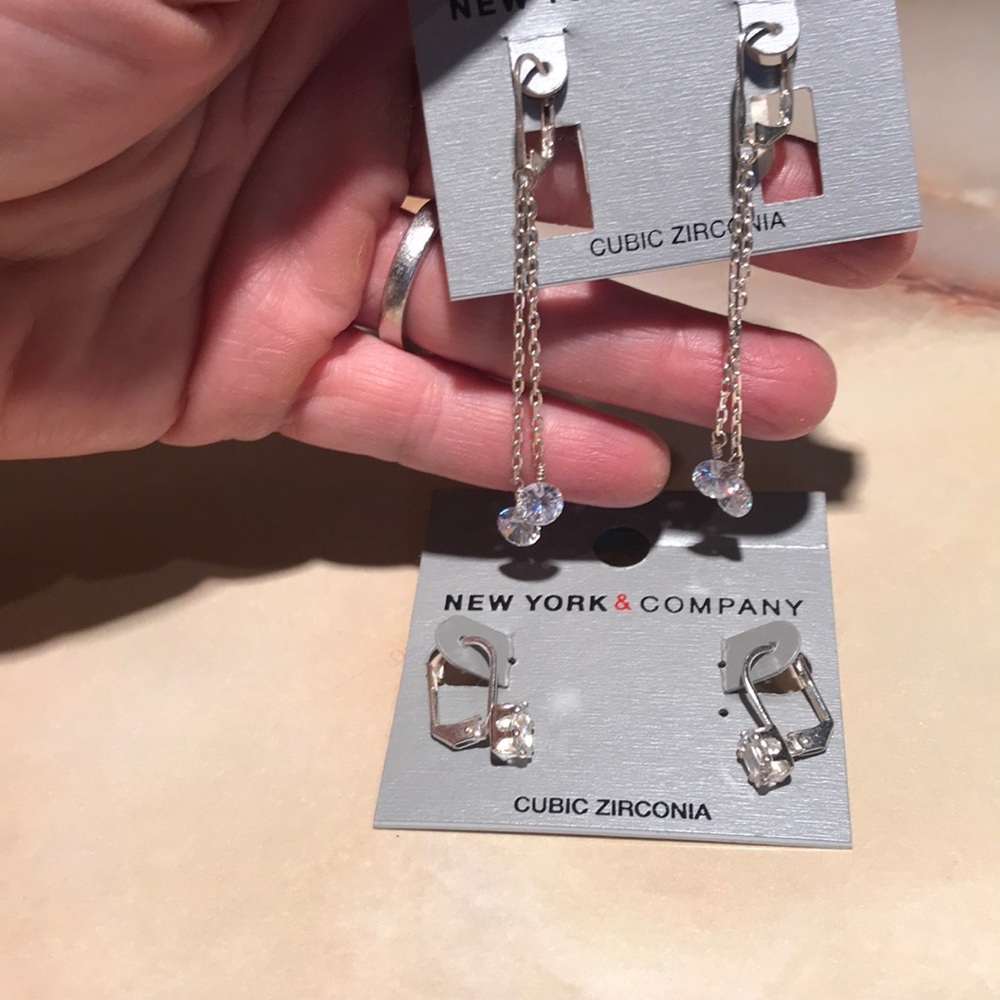 Cubic zirconia earings